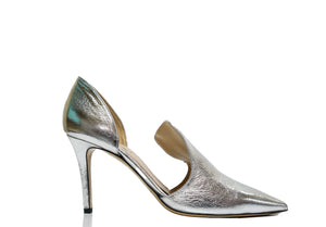 Fabio Rusconi Women’s Silver Leather Heel Edith