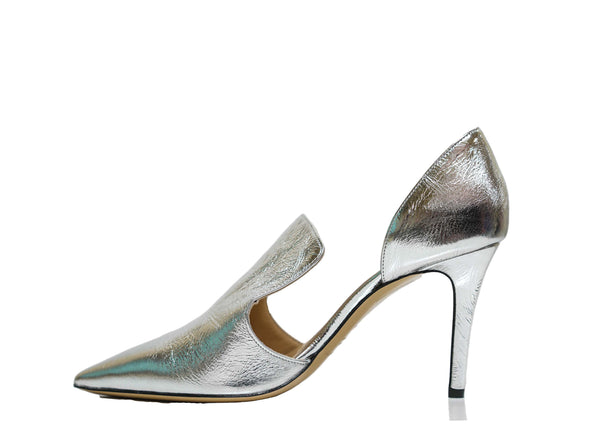 Fabio Rusconi Women’s Silver Leather Heel Edith