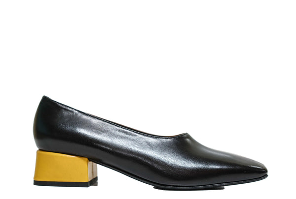 Fabio Rusconi Women’s Black & Tan Leather Shoe Toshie