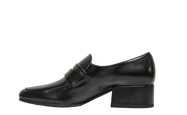 Fabio Rusconi Women’s Black Leather Loafer I1701