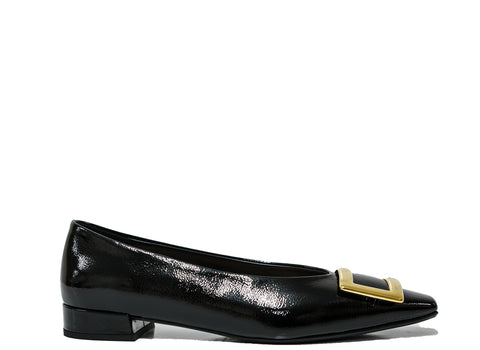 Fabio Rusconi Women’s Black Patent Leather Buckle Shoe 6515 50% OFF