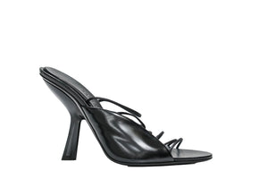 Ferragamo Women's Black Leather Strap Sandal Altaire 10.5cm 0760289