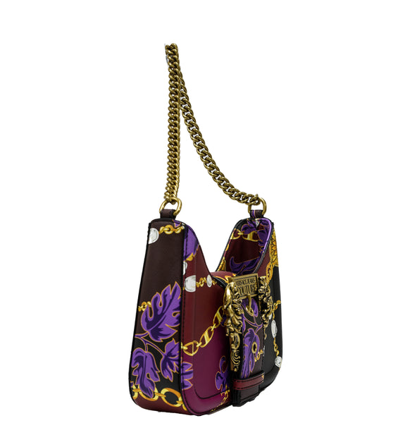 Versace Jeans Couture Bordo Buckle Gold Chain Bag VABF5 20% off