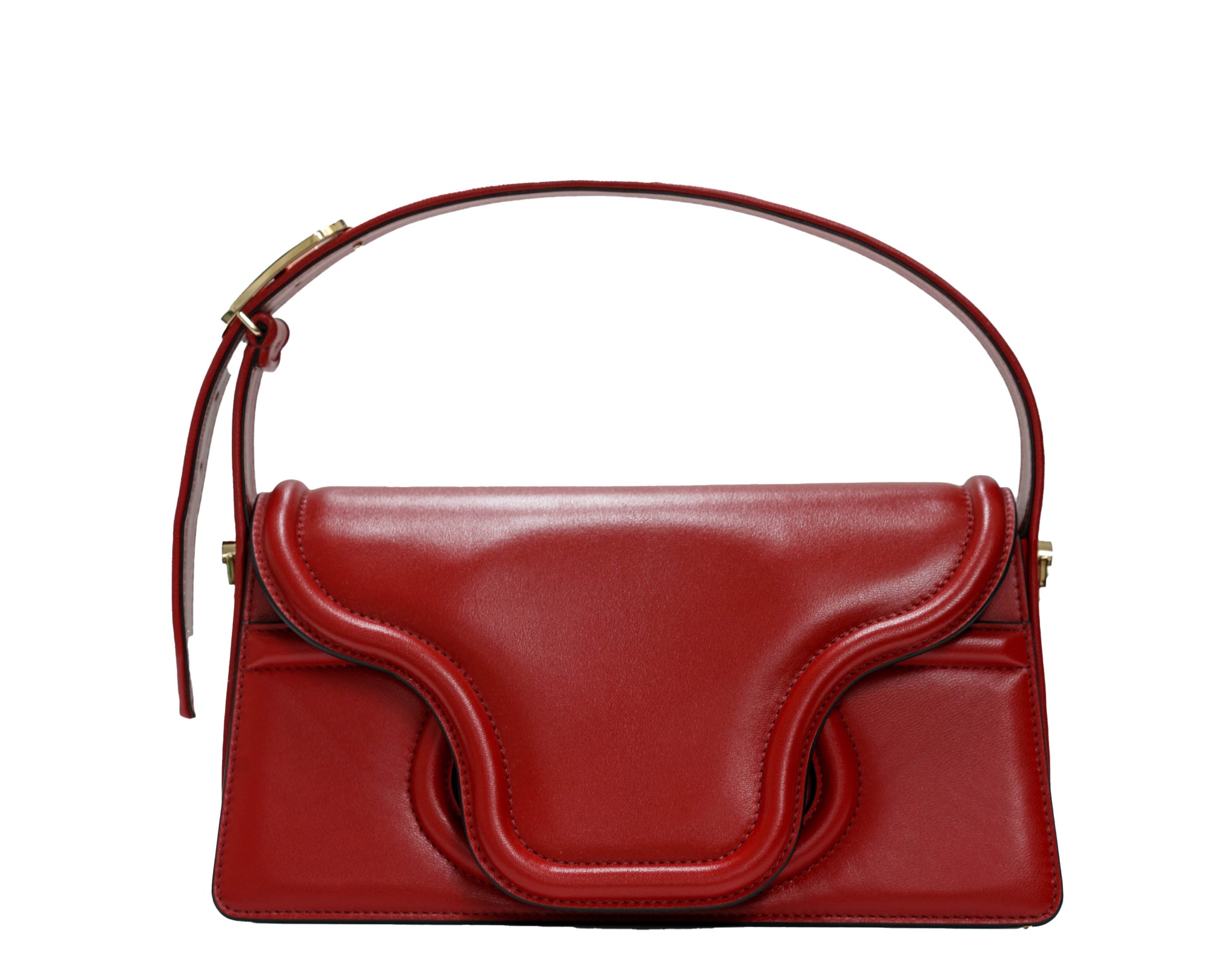 Valentino Red Classic Leather Bag 2W2B0L