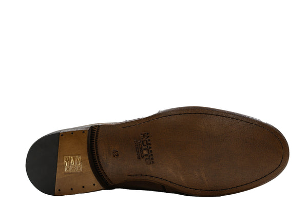 Hotto Men's Leather Brandy Tassel Loafer 63007