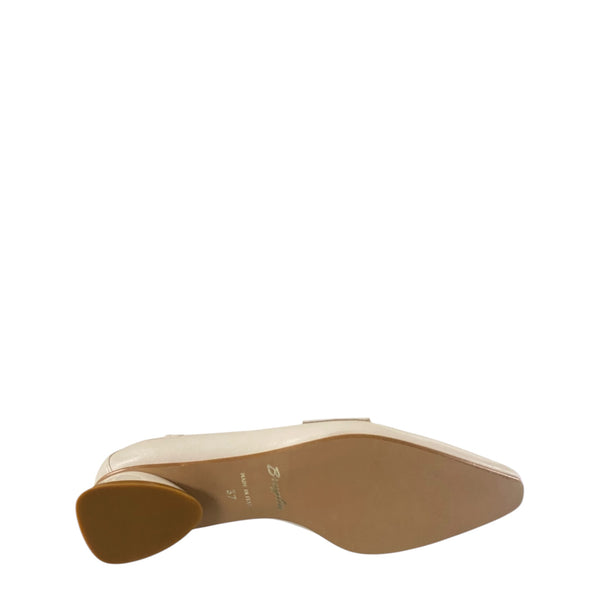 Bruglia Ice silver tassel leather shoe