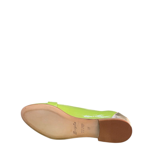 Bruglia Lime/Platinum loafer 9231