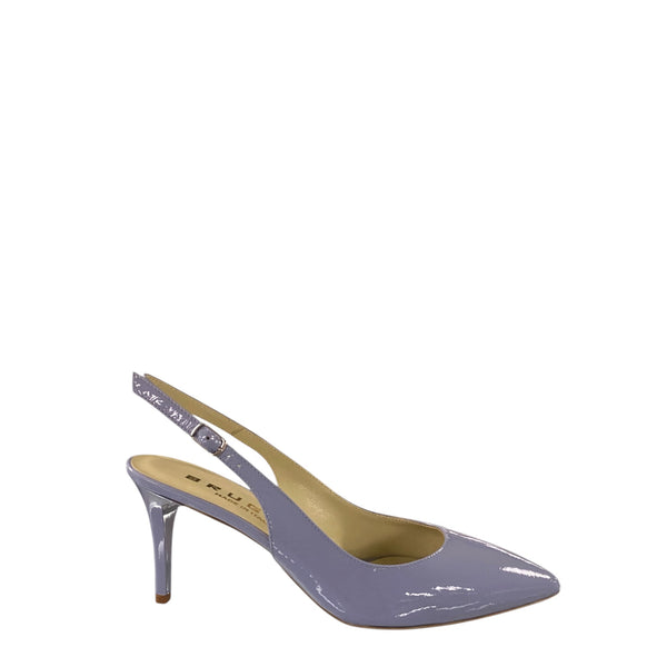 Bruglia Lavendar patent slingbacks  5944