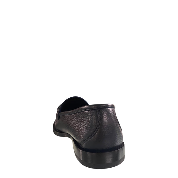 Moreschi 44609 Black loafer with Navy/Bordo ribbon 40% OFF