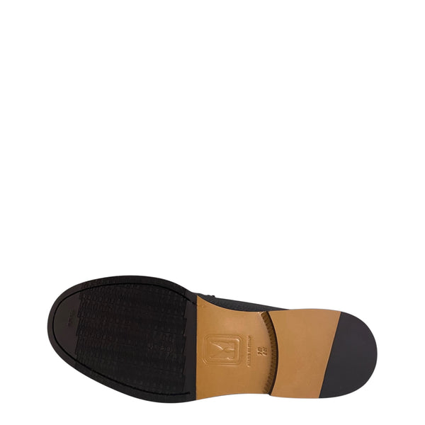 Moreschi 44609 Black loafer with Navy/Bordo ribbon 40% OFF