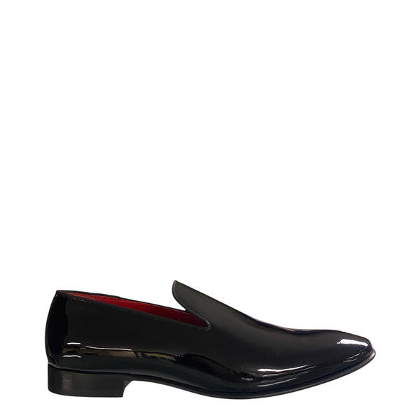 Stefano Stefani black patent loafer 7362