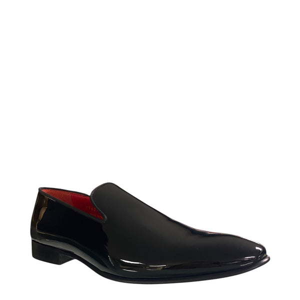 Stefano Stefani black patent loafer 7362