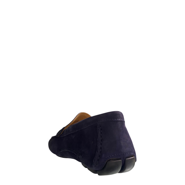 Stefano Stefani blue cashmere moccasin