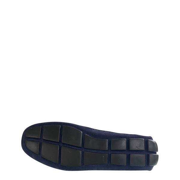 Stefano Stefani blue cashmere moccasin