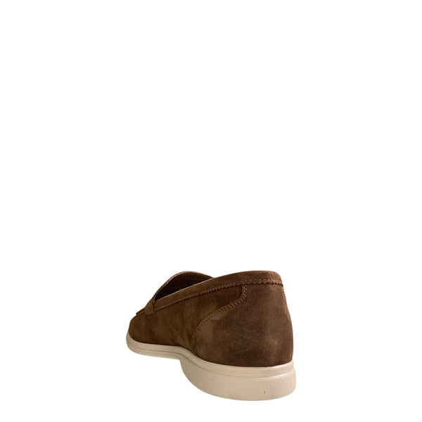 Stefano Stefani Tan/white loafer 12275