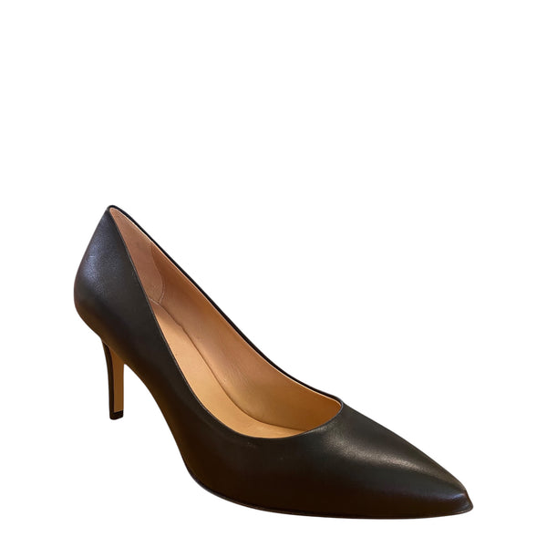 Stefano Stefani leather Black heel pump  5401S