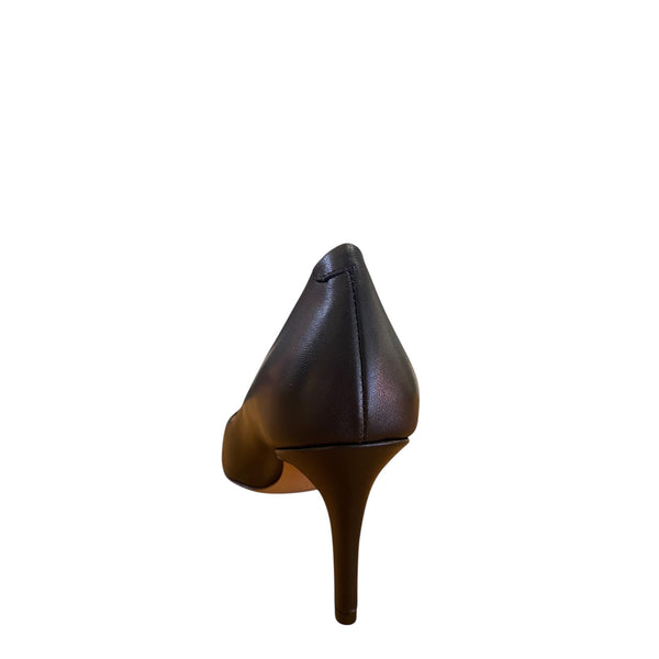 Stefano Stefani leather Black heel pump  5401S
