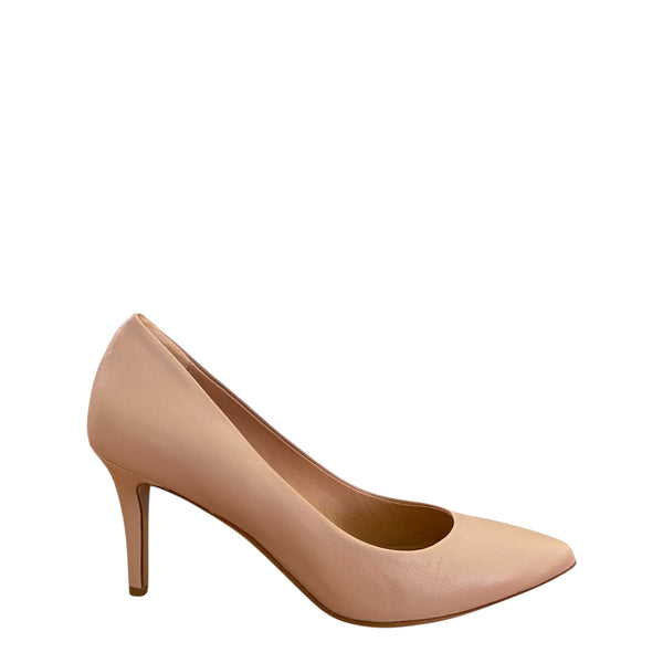 Stefano Stefani patent beige heel 5401-S