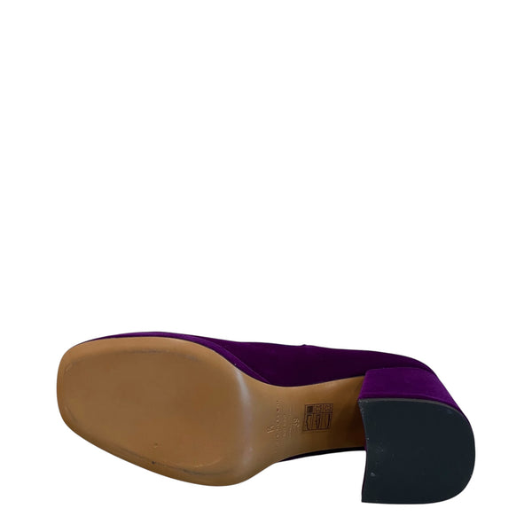 Fabio Rusconi Violet velvet shoes
