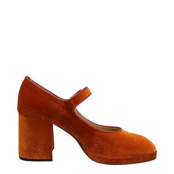 Fabio Rusconi Baltic brick velvet shoes I-2395