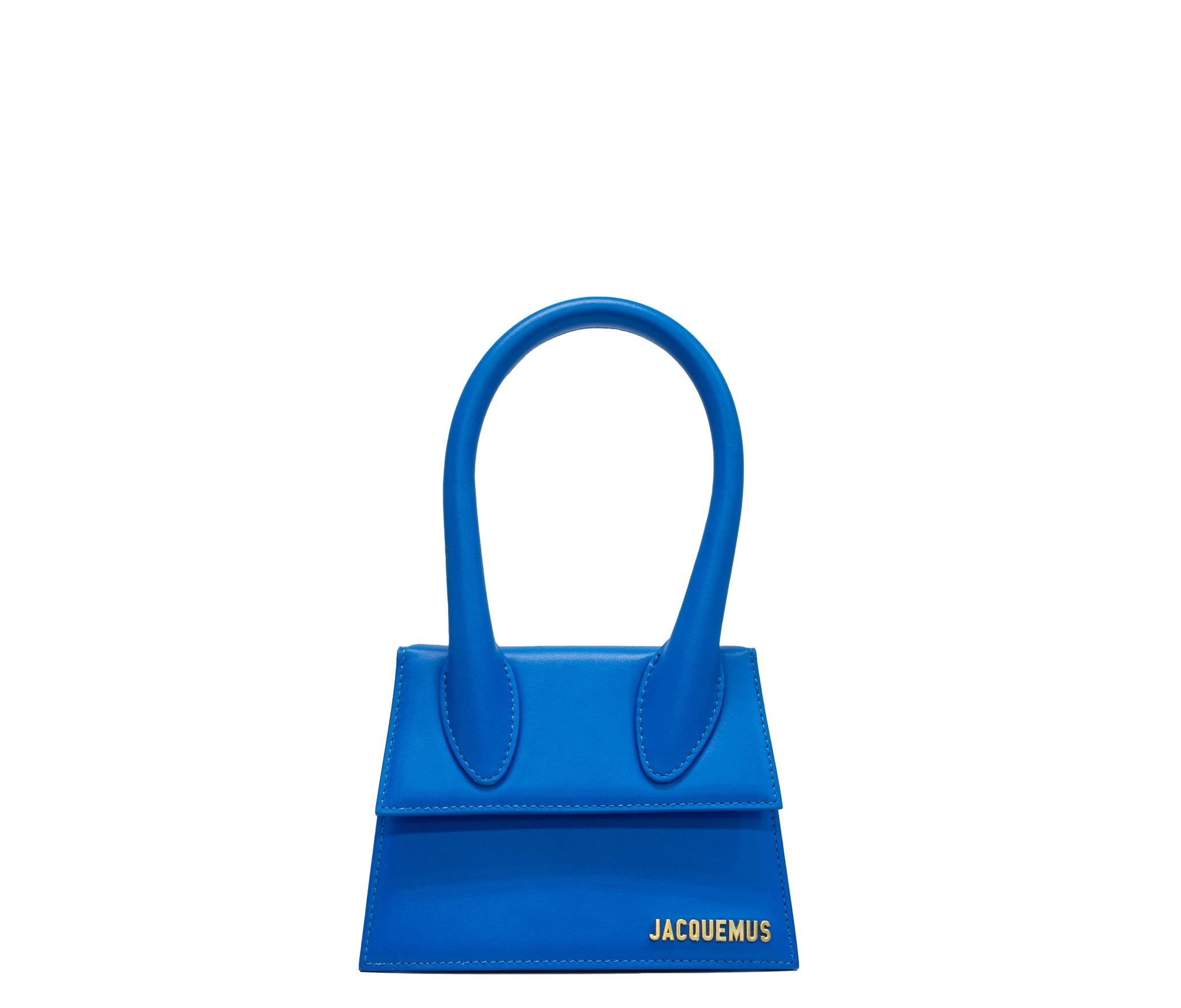 Jacquemus Women's Le Chiquito Blue Leather Bag 30% OFF