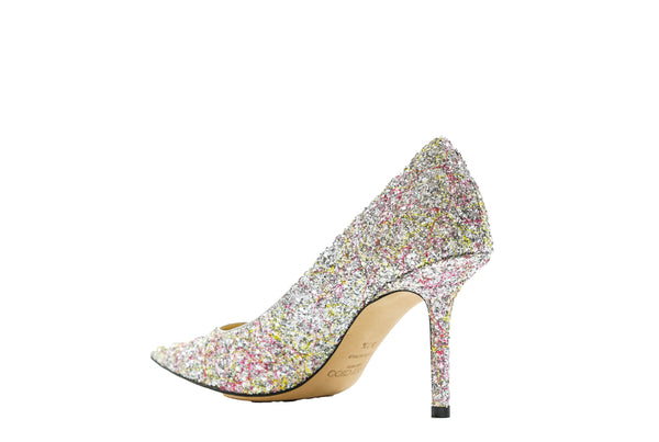 Jimmy Choo Women's Multi Colour Glitter Shoes Love 85