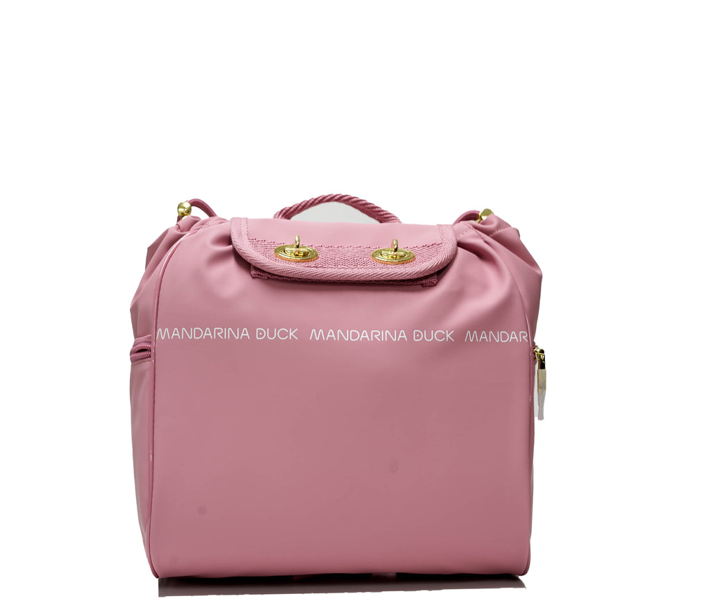 Zaino Mandarina Donna Miaty - Tessuto Mitrix Effetto Cangiante, Rosa | Tasche Multiple E Spallacci Regolabili - Foto 6
