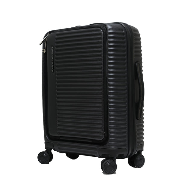 Mandarina Duck Black Cabin Wheeled Trolly Luggage P10UFV01651