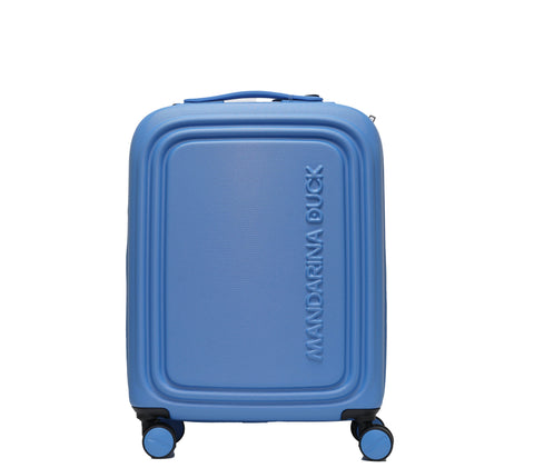 Mandarina Duck Cabin Blue Logo Trolly Luggage P10SZV