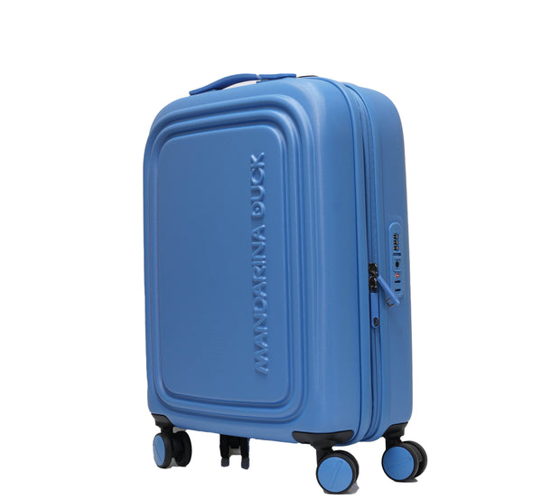 Mandarina Duck Cabin Blue Logo Trolly Luggage P10SZV