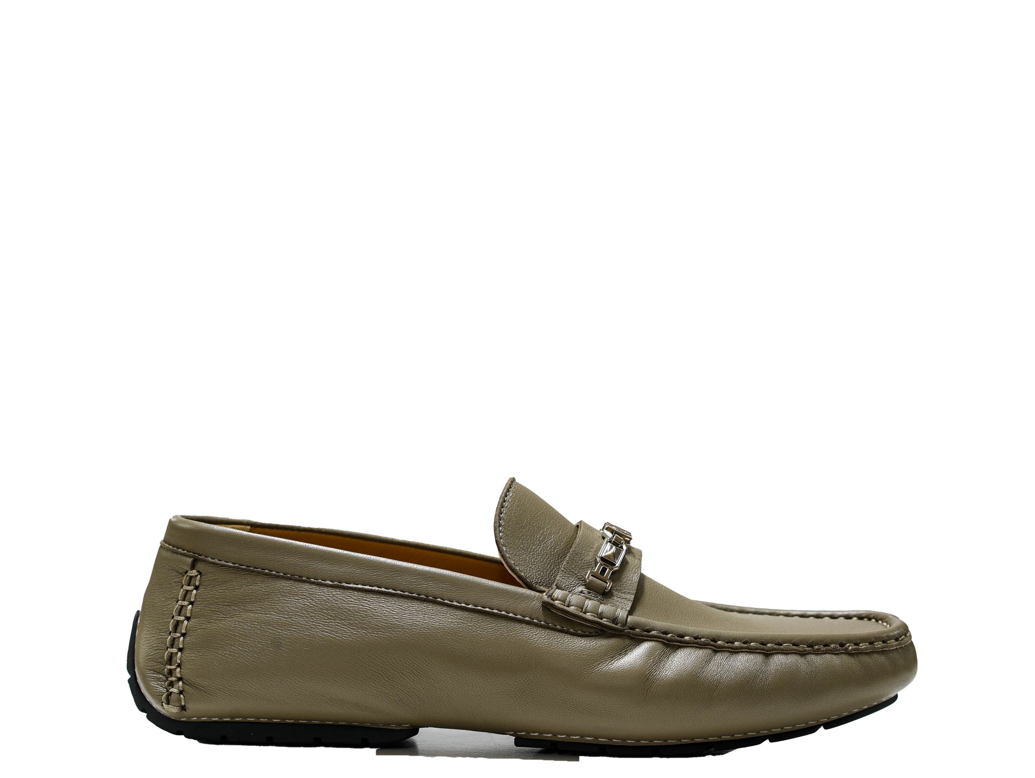 Moreschi Men's Mud Leather Chain Loafer 44398