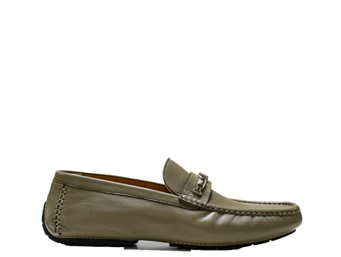 Moreschi Men's Mud Leather Chain Loafer 44398