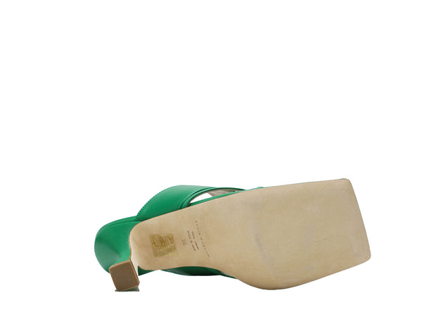 Fabio Rusconi Women's Green Leather Toe Sandal Giordana