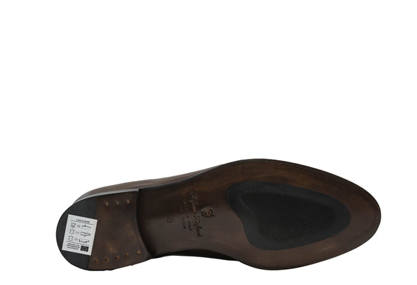 Stefano Stefani Men's Brown Leather Lace Up Shoe 10800I22