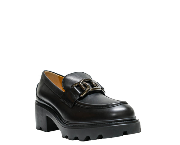 Tod's Women's Black Leather Slip On XW08D0HR40  New Arrival 40% OFF