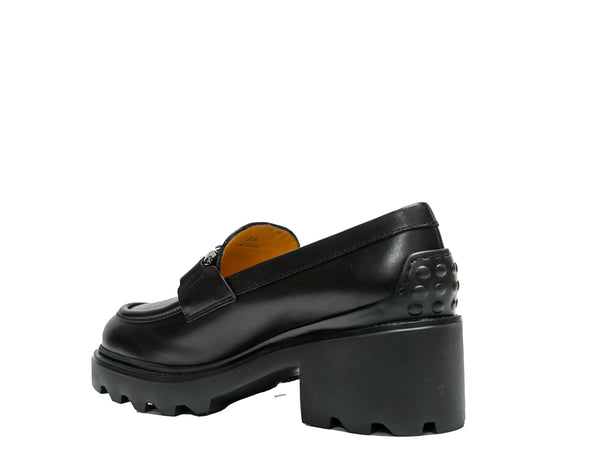 Tod's Women's Black Leather Slip On XW08D0HR40  New Arrival 40% OFF