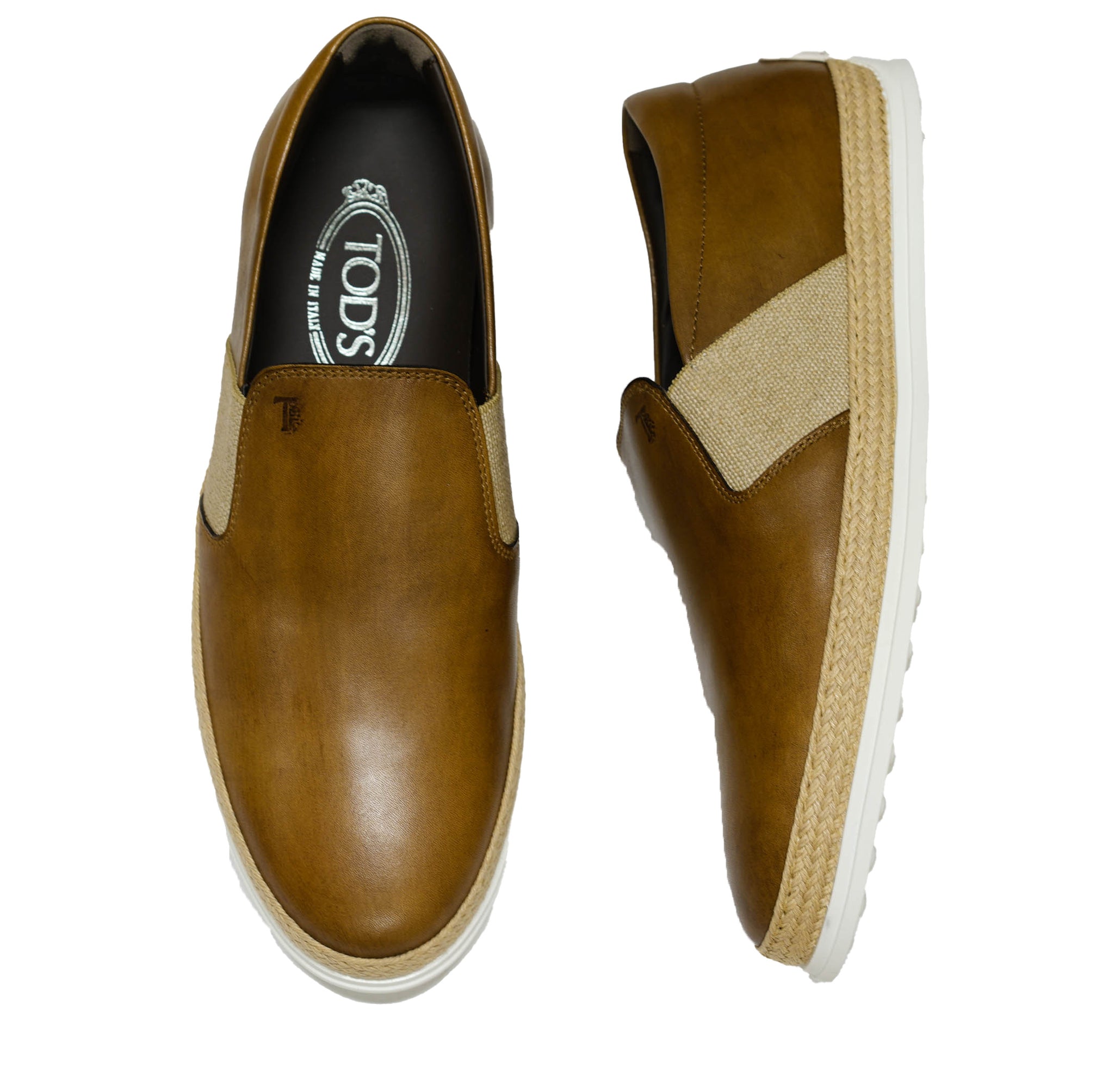 Men’s Tods Slip on shoes Sz 10 Camel TOD main image 2