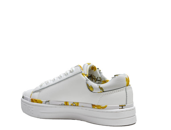 Versace Jeans Women's White & Gold Sneaker 75VA3SK5 - 30% OFF