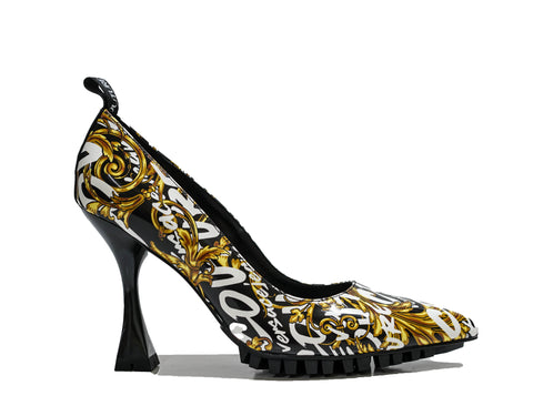 Versace Jeans Women's Gold Logo Pump 73VA3S80 - 40% OFF