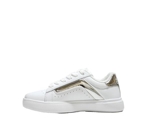 Versace Jeans Women's White & Silver Sneaker 73VASL3 - 30% OFF