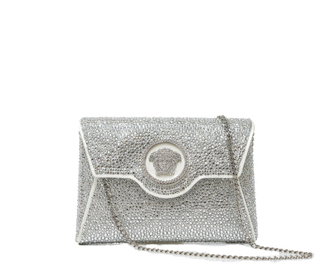 Versace La Medusa Embellished Small  Bag 100301B 30% OFF