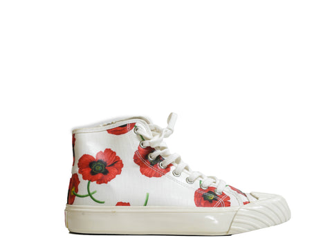 Kenzo White High Top Poppy Sneaker PFC62