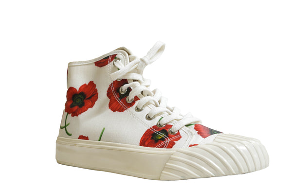 Kenzo White High Top Poppy Sneaker PFC62