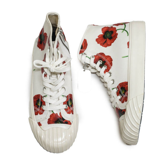 Kenzo White High Top Poppy Sneaker PFC62