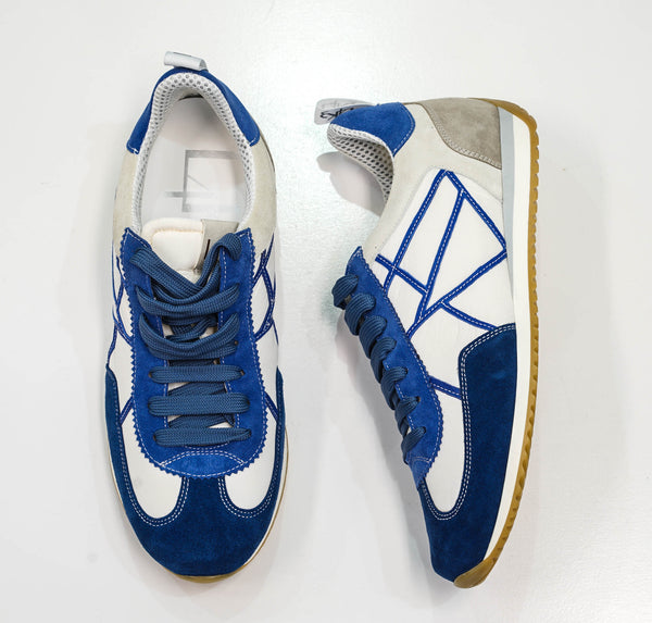 L4K3 Men's Blue on Blue Sneakers B79