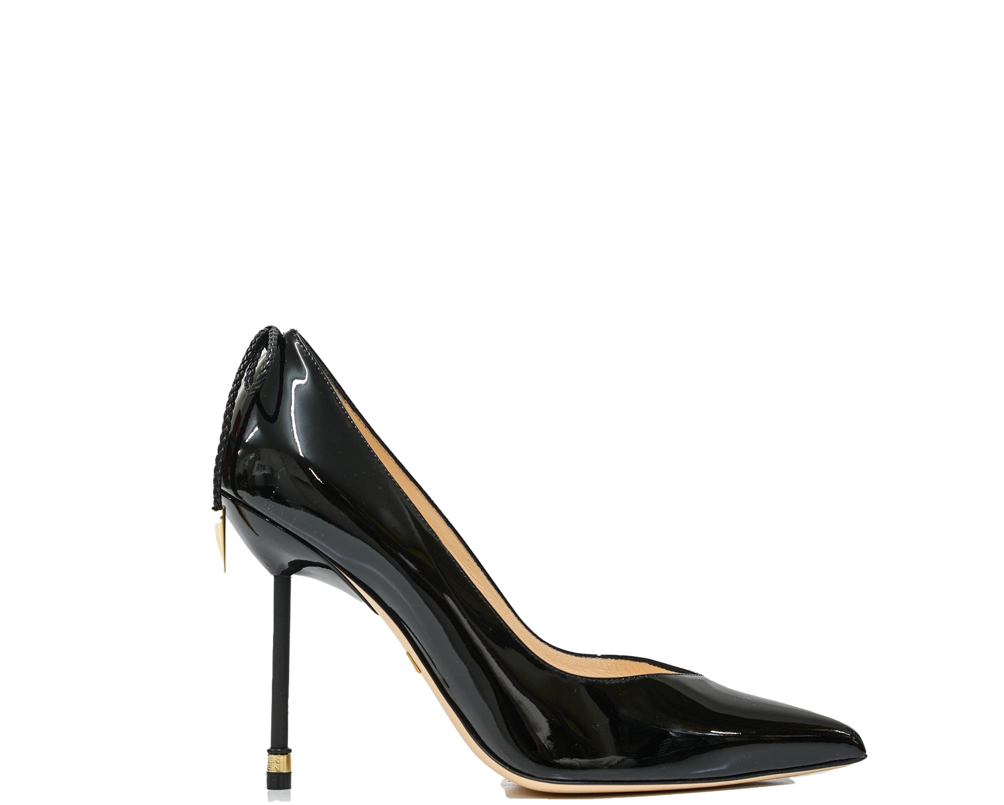 Revolver Requeen Women's Black Patent ROOM311