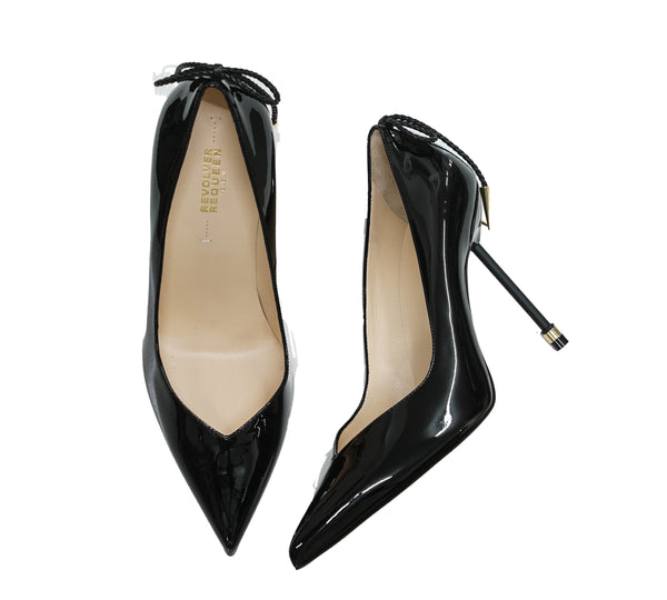 Revolver Requeen Women's Black Patent ROOM311