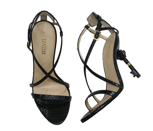 Revolver Requeen Women's Black Key Sandal ROOM109