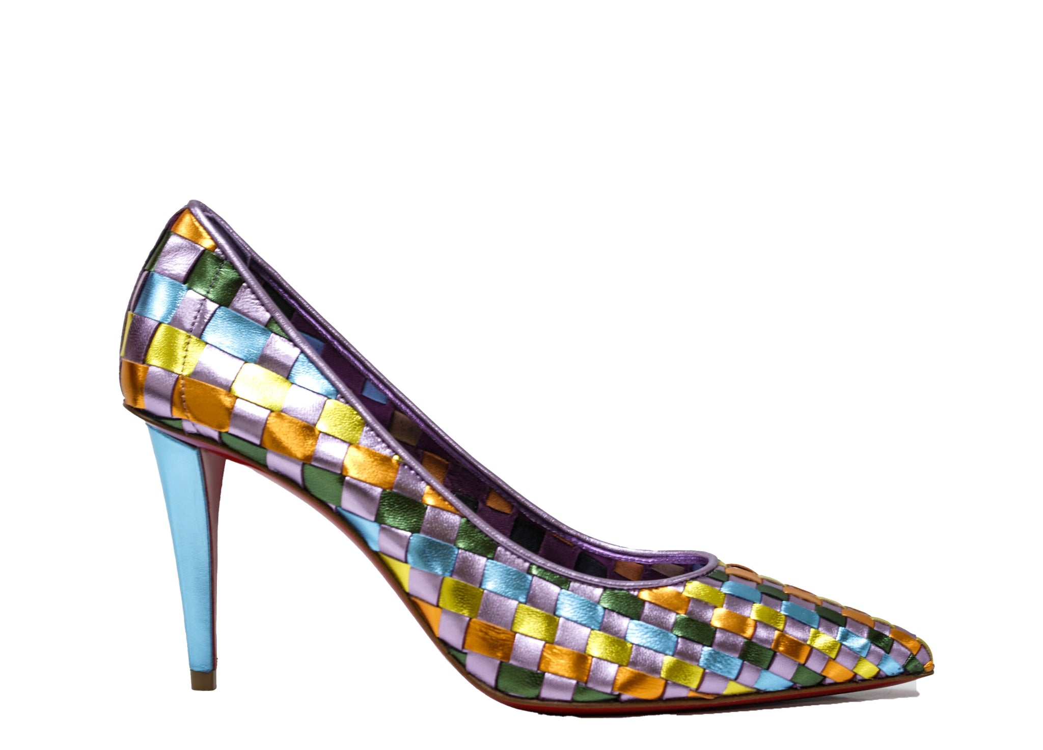 Christian Louboutin Women's Weave Multi Colour Pump 1240634 Damipump