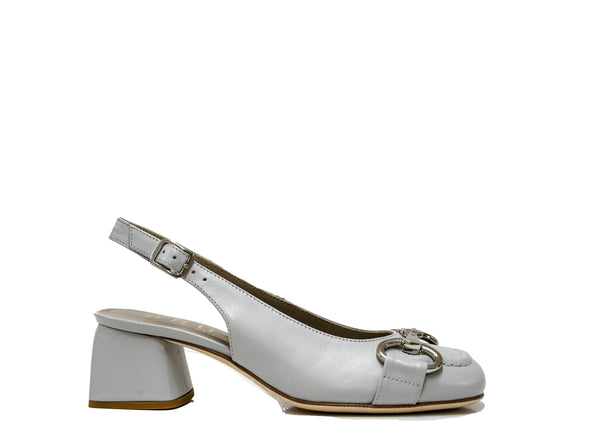 Bruglia Women’s Grey Chain Slingback 8841 30% OFF